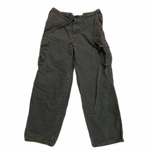 Abercrombie & Fitch Men's Navy Blue Cargo Pants